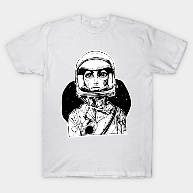 Madame Astronaut T-Shirt by breakfastjones